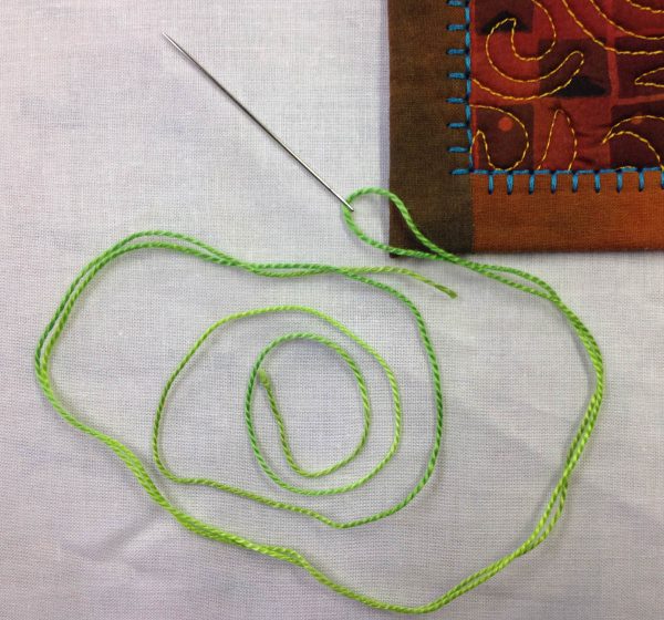 Embellishing the Blanket Stitch