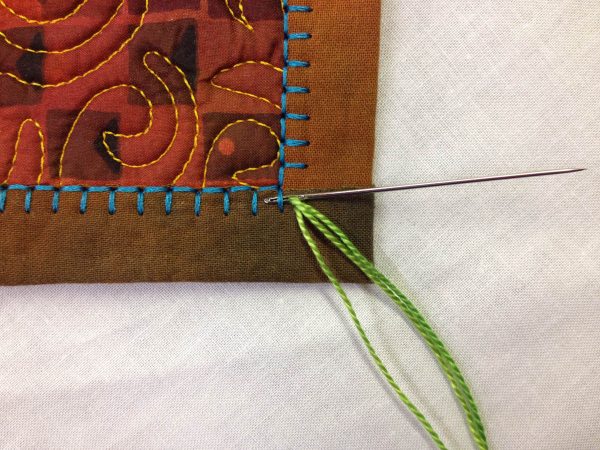 Embellishing the Blanket Stitch
