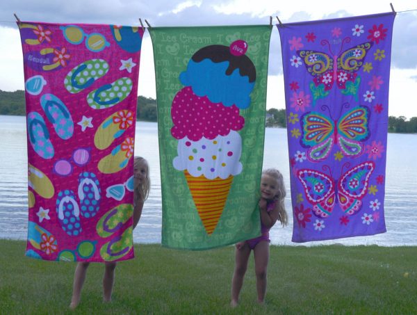 Name Embroidering on Towels