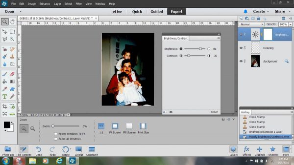 Photo Tie Tutorial - Photo Preparation Brightness and Contrast