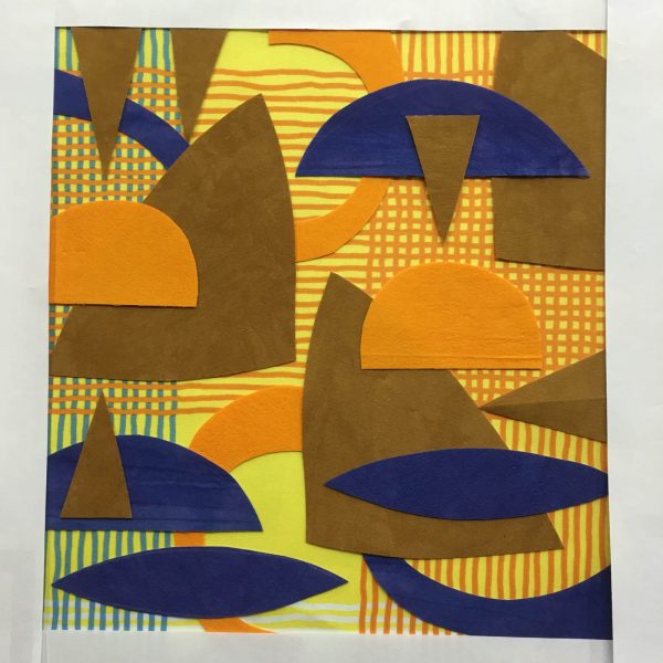 Abstract Applique - composition of shapes