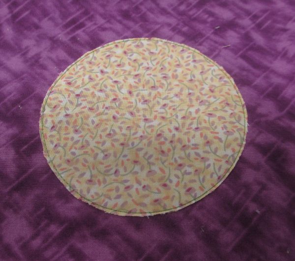 Circle Applique - appliqued circle