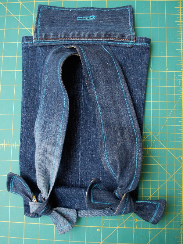 Toddler Backpack tutorial - knotted handles as an option