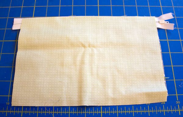 Two pocket pencil pouch