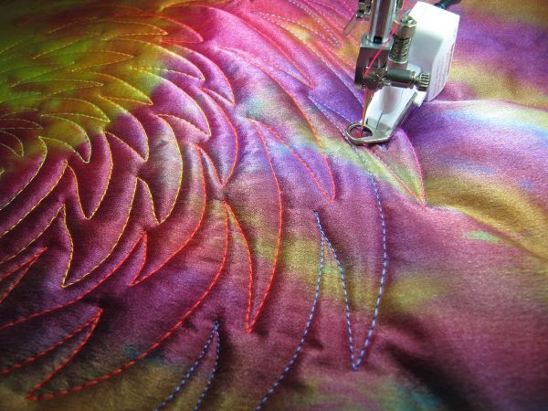 Wholecloth Artquilt Series Part II - free-motion quilting