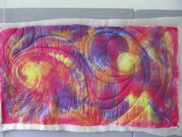Wholecloth Artquilt Series Part II - right side of quilt