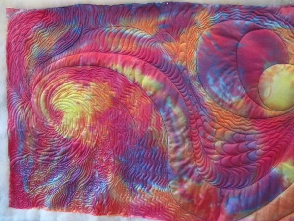 Wholecloth Artquilt Series Part II - spiral design