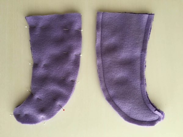 How to sew Stubby the Squid - Clip the toe-tips