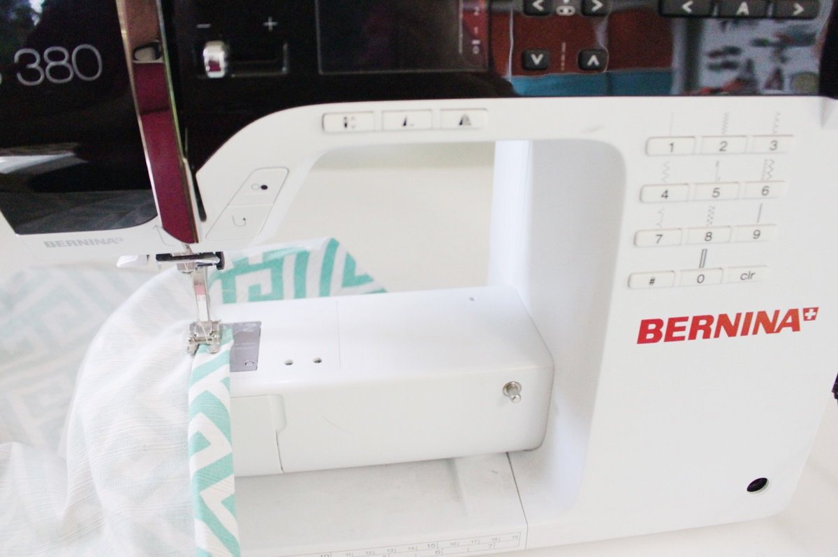 Mini ironing board cover Step Six: create channel