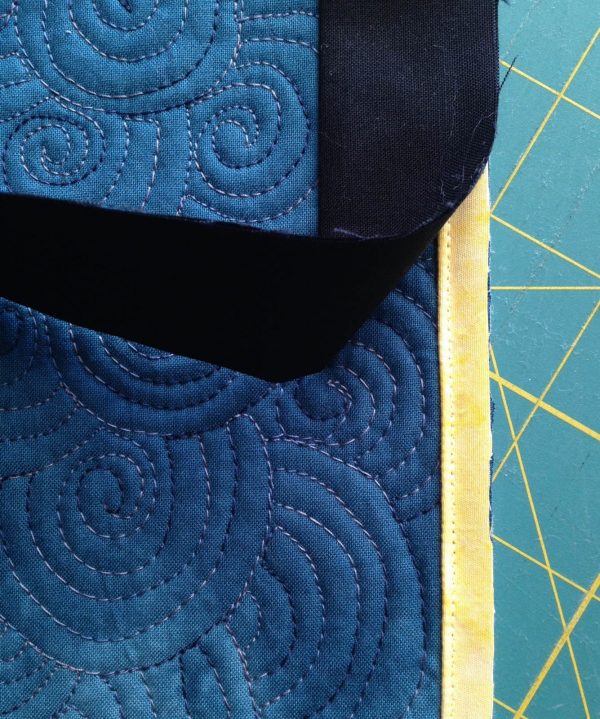 Moon Wall Hanging-prepare the binding