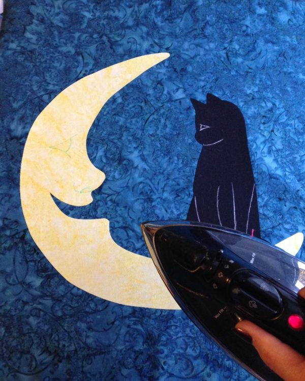 Moon Wall Hanging-press into place with iron