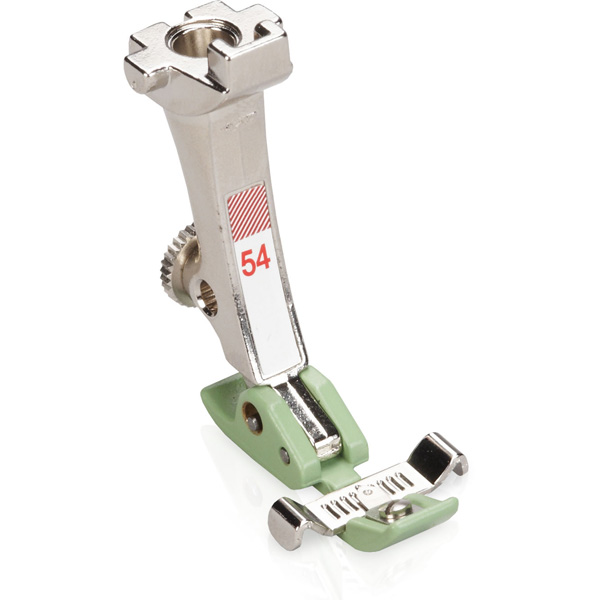 Zipper foot #54 with non-stick sole