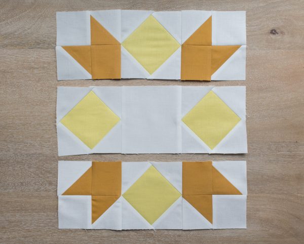 Golden Star Quilt Block Pattern