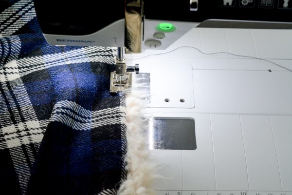DIY Fur Lined Tartan Poncho-129