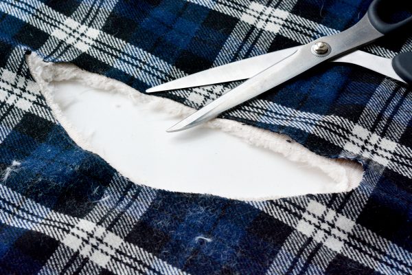 DIY Fur Lined Tartan Poncho-156