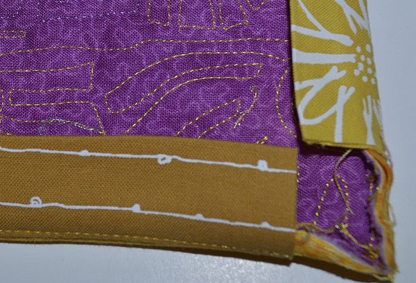 How to make a quilt facing