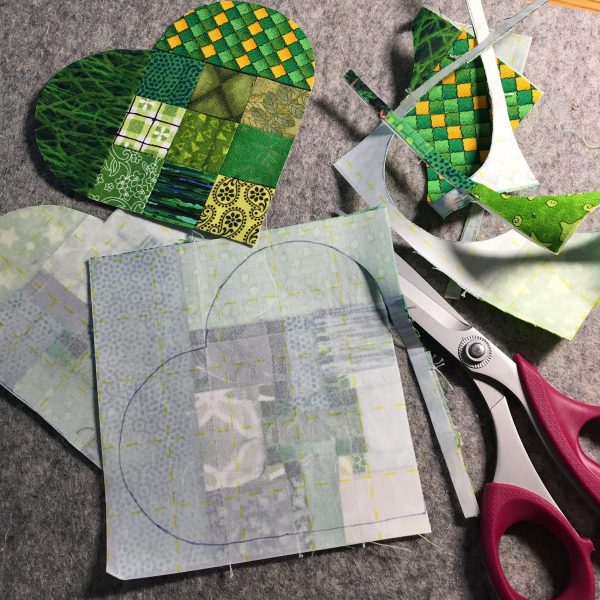 Shamrock Table Runner-cut on the lines