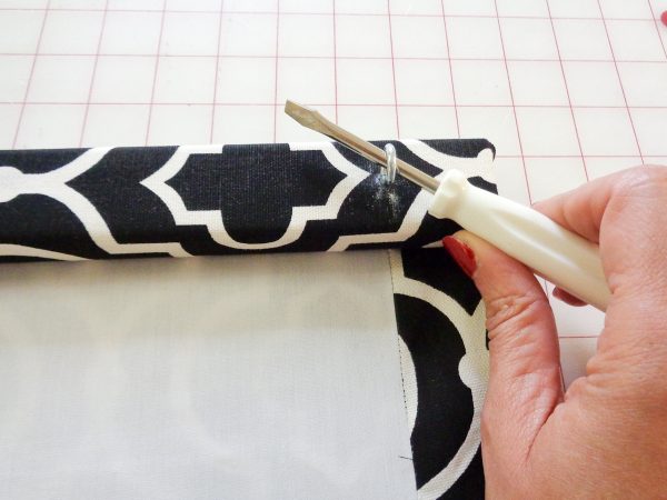 How to Make a Slatted Roman Shade Tutorial
