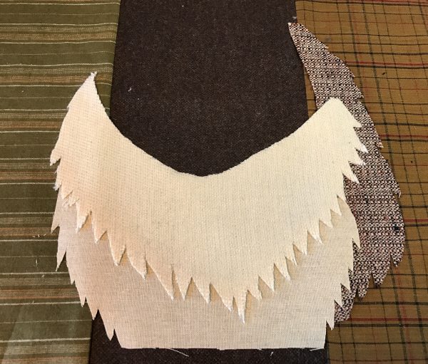Pet Applique Pillow-assembling the applique pieces