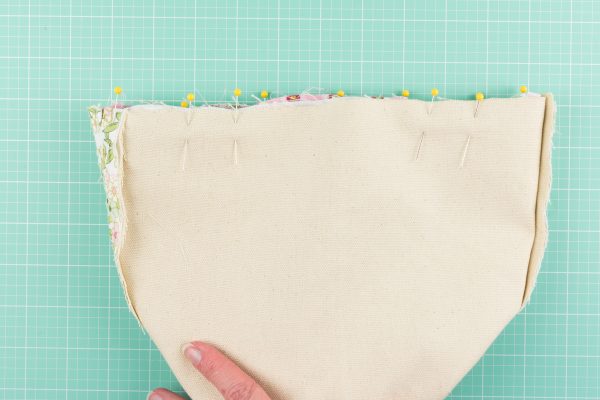 Easter Basket Sewing Pattern by Melissa Mortenson of polkadotchair.com using Wonderland Two Fabrics