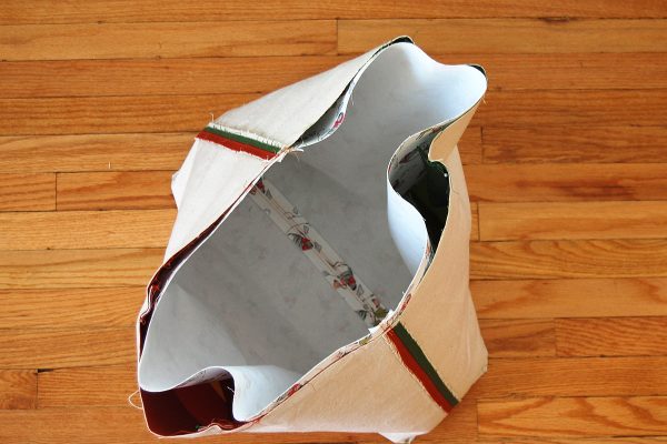 Color block tote bag tutorial