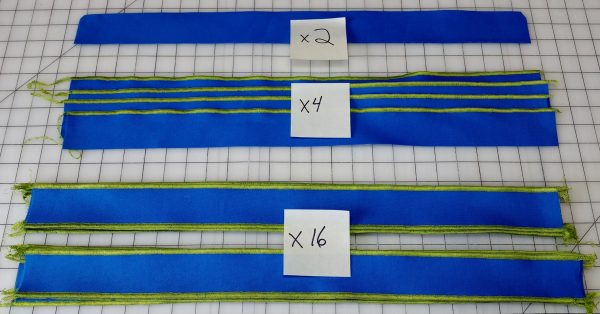 Flange Pillow Tutorial-preparing the srtrips