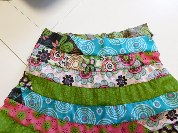 Spiral strip skirt tutorial