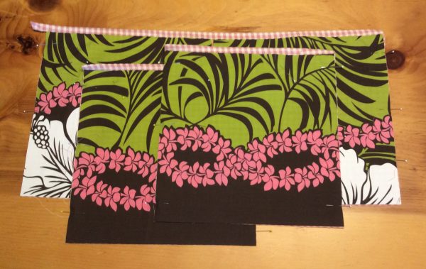 Cross-body Bag Tutorial-pocket tops are finished