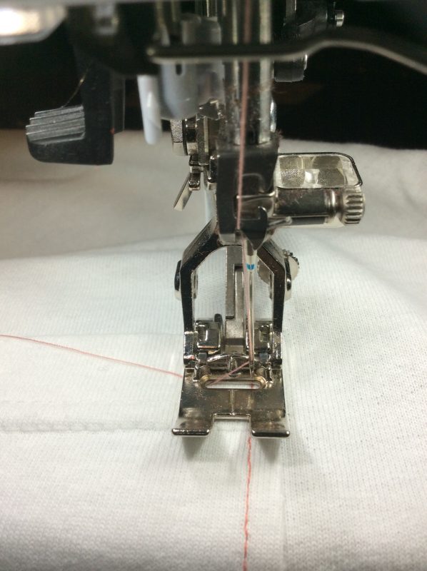 T-shirt Tunic Tutorial-Sewing the pockets