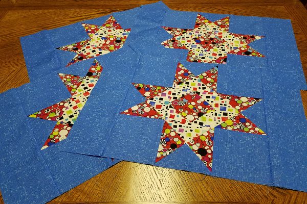 Four placemat tops