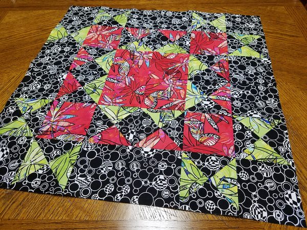 Ohio Star Table Topper Tutorial-piecing