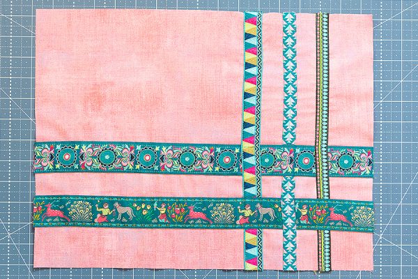 trim the excess ribbon