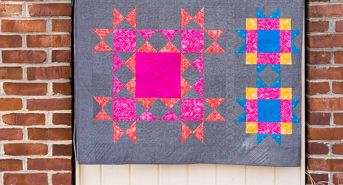 Ohio Star Variation Quilt Block Tutorial