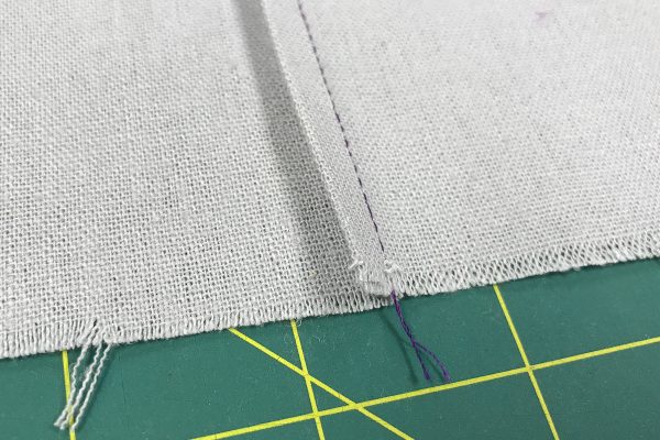 Pojagi: press seam