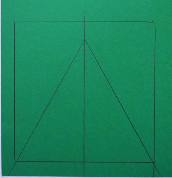making a triangle template