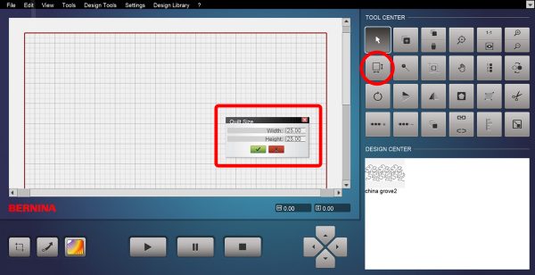 set the safe area in Q-matic