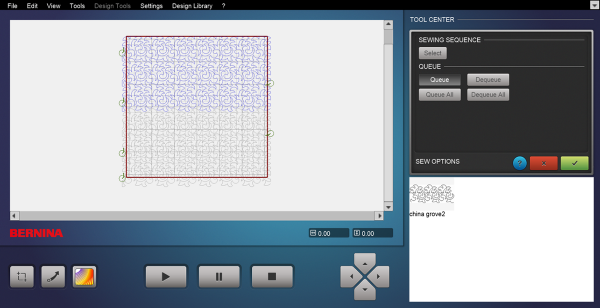 Select the design and unconnect so the rows are all separate