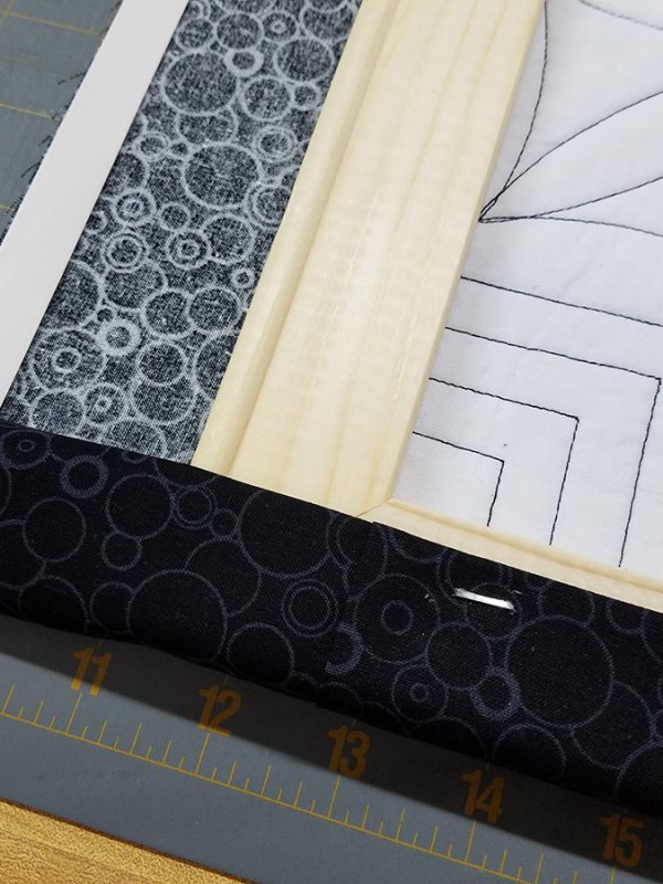 Union square framed quilt block