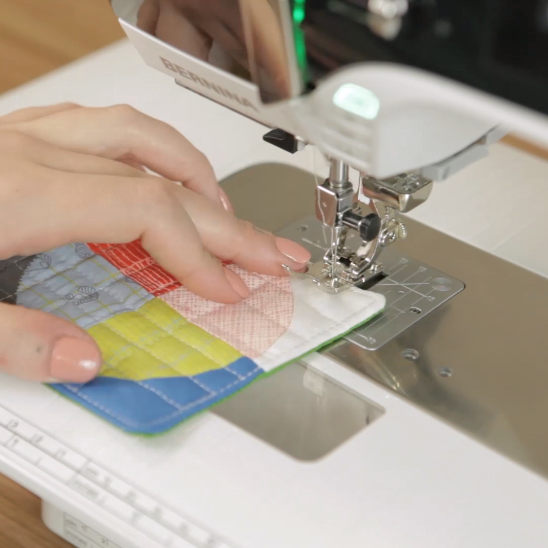 Curvy Coaster tutorial - quilt
