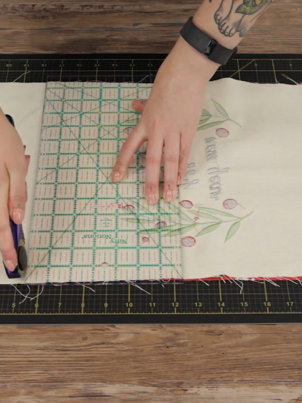 Holiday Banner Tutorial - Cutting
