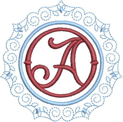 One letter monogram