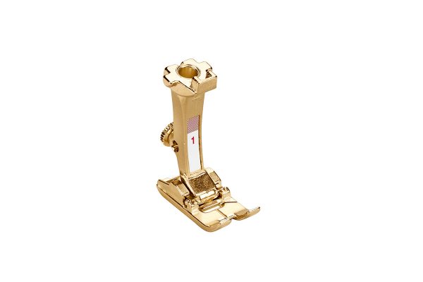 BERNINA Reverse Pattern foot #1 Anniversary Edition in gold