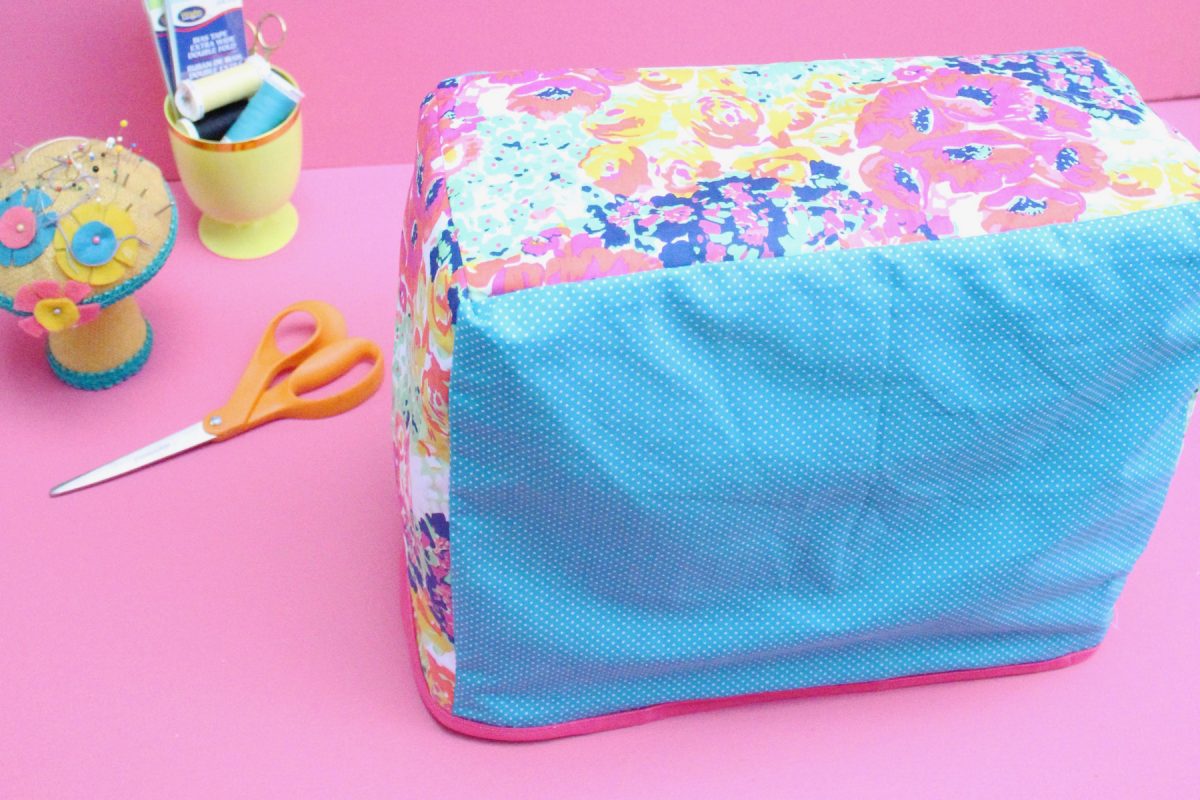 DIY reversible sewing machine cover