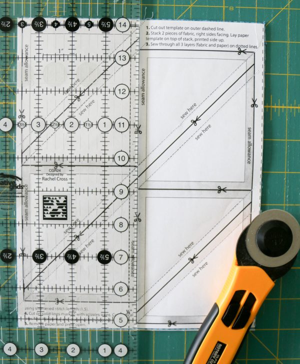 Perfect HST Templates by Lee Heinrich of Freshly Pieced