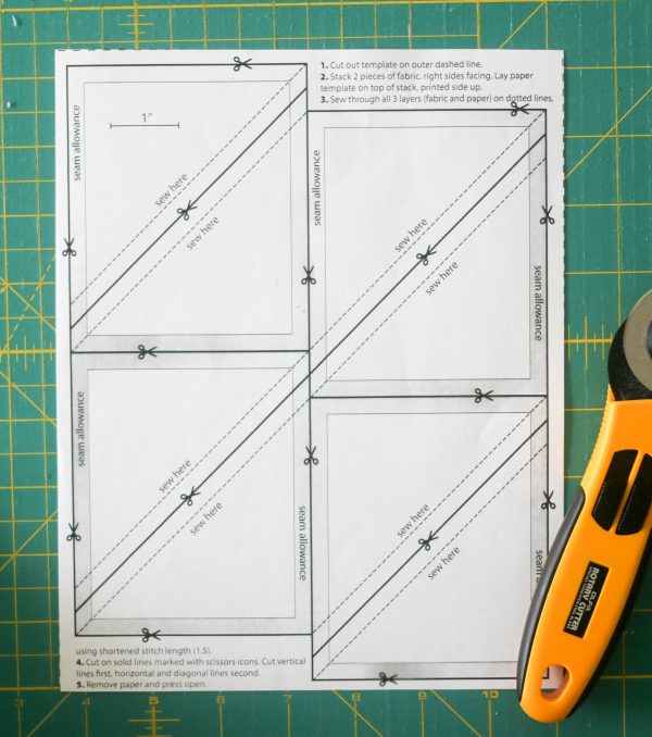 Perfect HST Templates by Lee Heinrich of Freshly Pieced