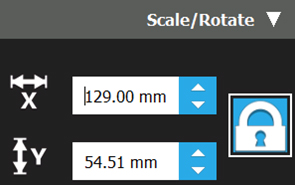 Embroidered Label - scale rotate
