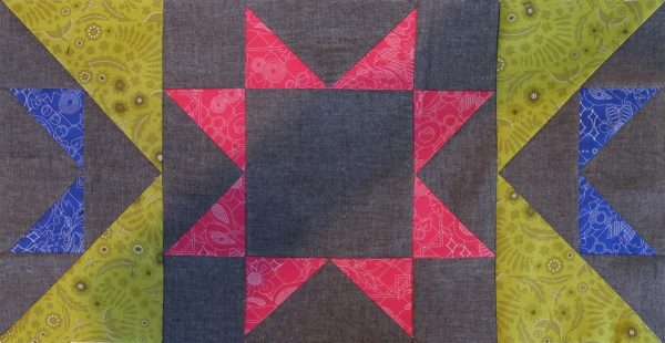 Stitch the 2 remaining pieced rectangular units