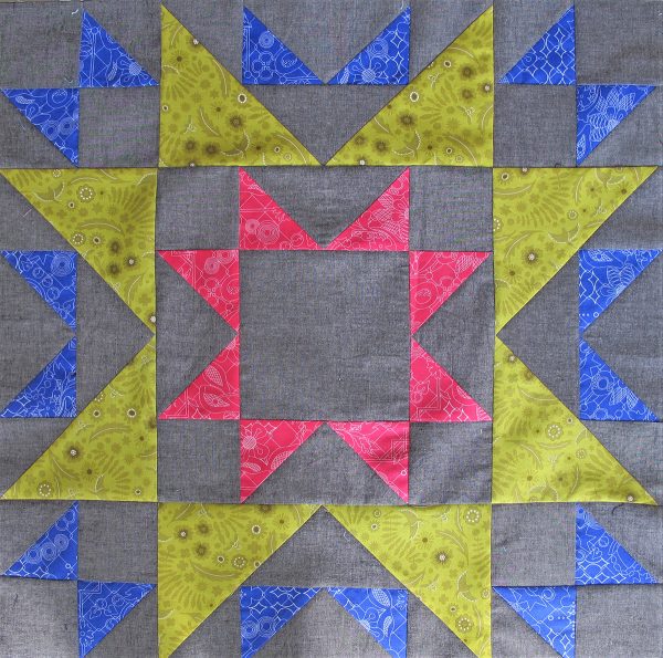 Stitch these 3 rows together for the Odd Fellow’s Chain
