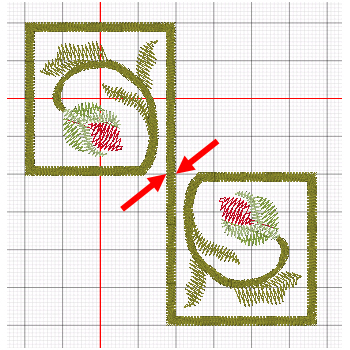 Greek Key Floral Border - joined designs
