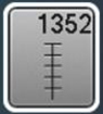 B 880 PLUS - dual blanket stitch 1352